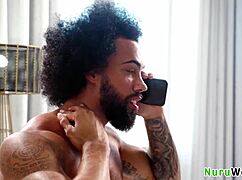 Intense Nuru Truck Massage: Lacey Jayne James Angel's Big Ass Busty Masseuse Makes House Call