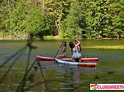 Three Girls Share One Cup At Club Sweethearts.