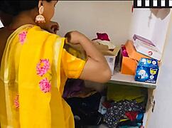 Husband fucks Colombian wife before she goes out to keep her happy all day