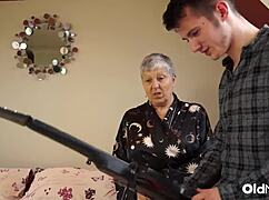 British Mature Savana in Cowgirl Ride with Sam