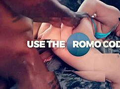 hailey rose's huge natural tits bounce on monster cock