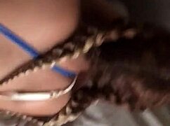 Latina Squirts from Big Black Cock