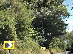 selfie with exposed tits in the car