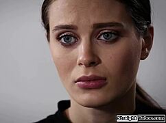 stepbro dominates teen stepsis with big cock and fucks her hard 😈