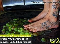 raven rogue smash the grapes of wrath getting wet and sticky on beat2feetcom