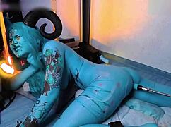 i moan as a demoness from hell takes my anal into a tight ass squirt orgasm