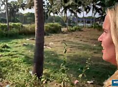 Blondie Lolipop Has Her Facial Done By Hunk Mark Pirson