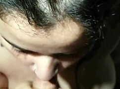 Big boobs BBW gives best blowjob POV.