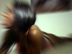 Cute Black Girl Sucks Big White Cock