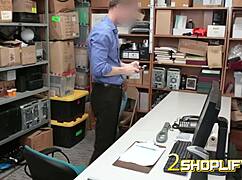 Sexy latina teen 18+ is getting fucked hard in this office