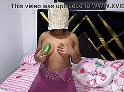 Fucking My Horny Pussy With Cucumber!