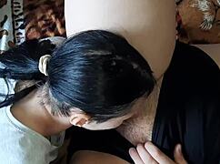 My straight girlfriend tries pussy for the first time and she loves it!