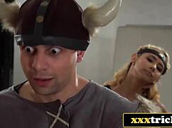 Threesome Chaos With Aged Tv Hero And Obsessed Fans