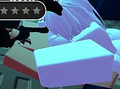 roblox slut kept cumming for more!