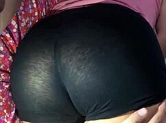 chatting with my neighbor while her guy's away, getting naughty in leggings at the gym