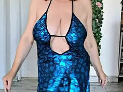 Hot Granny Seduces With Blowjob And Titfuck