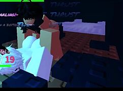 roblox slut kept cumming for more!