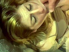 i am the milf wife sucking daddy's hard cock. and taking huge cum shot