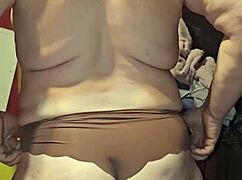 Big boobs and panties lead to creampie in that tight ass