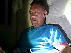 Stepdad's Quick Flashlight Flicker With Skyler Storm