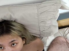 Offering New Lingerie to My Indonesian Wife – She Rewards Me with Oral Pleasure but Refuses to Swallow.