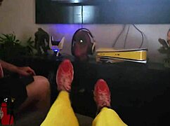 Old Cuckold Surprised With Creampie And Cleanup From Gym