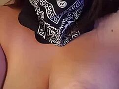 latina with big nipples and milky tits masturbating