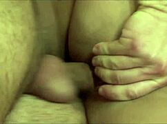 Brunette cutie strips for deepthroat and anal