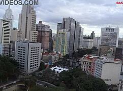 Bastidores Spartanas com a sentada mortal da Luana Aguiar anal close up