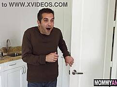 Milf housewife bribes her husband with her anal hole for some fun