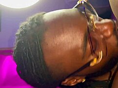 My husband eats me up until I cum in this homemade ebony couple orgasm