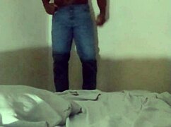 My New White Bed And Masturbating In Squid Position As Needed 1