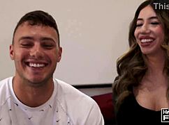 Myles Mint Spreads Camilla Cream Apart In Wrestling Match