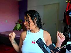 Beautiful Brunette Talking Dirty To Make You Cum