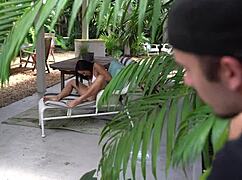 stepson takes his shot at stepmom before she leaves his dad 😏