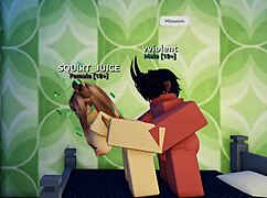 Creamy Anal Sex in Roblox Condo Builds Tension