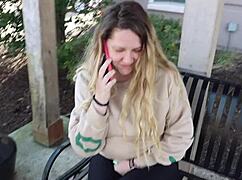 Married woman engages in breeding sex with stranger during phone call