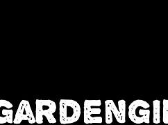 Dirtygardengirl in Leather Dress Fucks Black Dildo from Mrhankey & Anal Prolapse