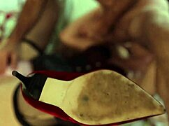 French Amateur In Leather Skirt Corset Heels Fishnets Blows Rims Doggystyles Facials Cumshots