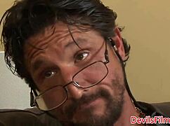 young black babe jumping on that older cock, isn't she?