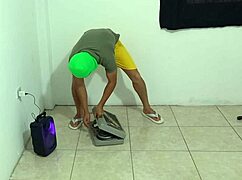 i fulfill my big fantasy watching my stepson do aerobics then flirt to suggest sex