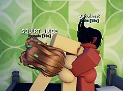 Creamy Anal Sex in Roblox Condo Builds Tension