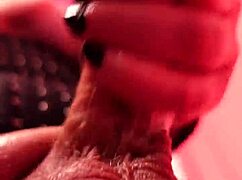 bbw tranny cums 3 times pov in solo masturbation