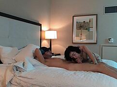 hot tattooed woman sucking cock deep