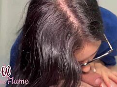 I sucked my boyfriend's throat deeply