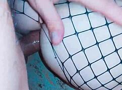 Wife in Stockings Enjoys Rough Fucking