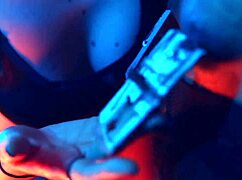 In this beauty heels fetish scene, she uses nipple clamps for intense pleasure