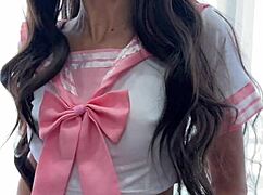 Slut Excites Guys with Pussy Vibrator! Hard Fucking!