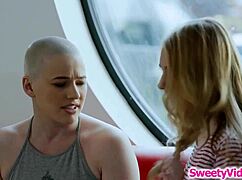 blonde asslicking her lesbian partner