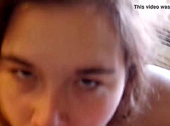 Preview: Girlfriend Delivers Powerful Blowjob in Hotel Room